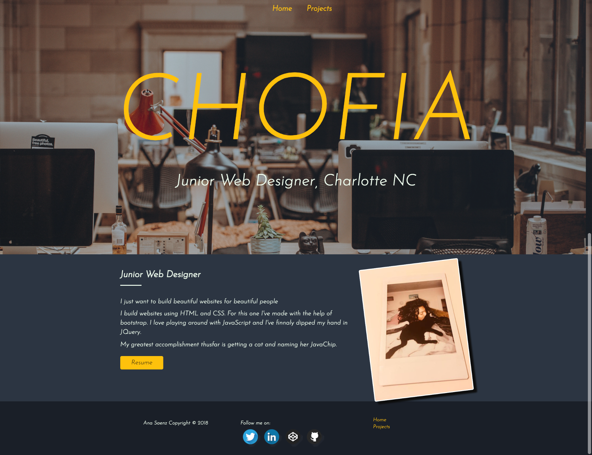 Chofia.github.io version 1